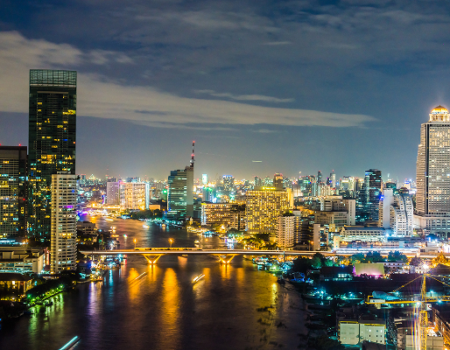 City With Buildings Bridge, Visit Bangkok