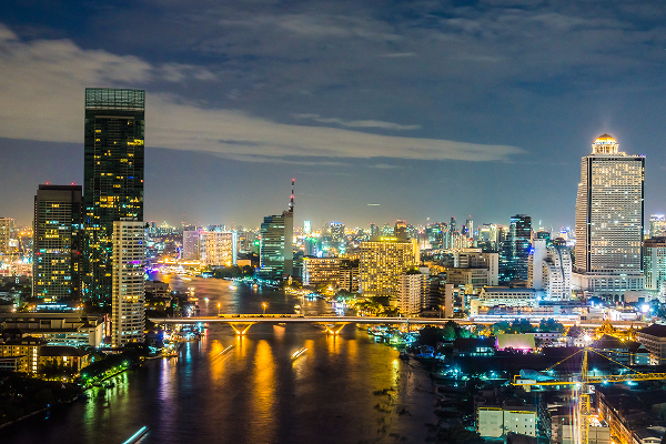City With Buildings Bridge, Visit Bangkok