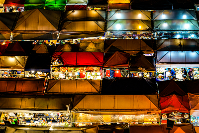 Talat Lot Phi Ratchada Night Market Thailand Bangkok